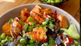 Easy Salmon Teriyaki Bowls
