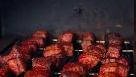 Holiday Glazed Pork Belly Burnt Ends!