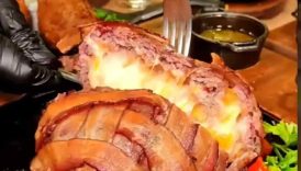 Our Bacon Cake is a hit in the house!!