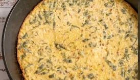 Healthy Chickpea Pancake for Breakfast or Dinner