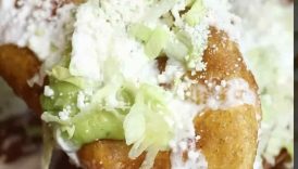 Tacos dorados de papa