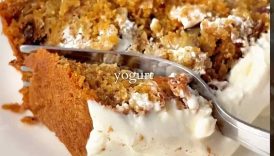Next-Level Carrot Cake Banana Bread #healthydessert #carrotcake #bananabread #easterrecipes #baking