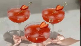 The perfect Valentines drink ♥️🫶🏼💌 #valentinesday #galentinesday #cocktail #drink