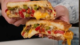 Fajita Grilled Cheese Sandwiches #shorts