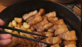 Pork Belly with Stir-Fried Kimchi #recipe #cooking #shorts #porkbelly #kimchi
