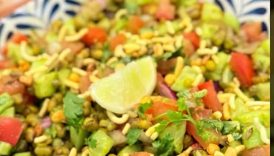 High Protein Moong Chaat 🌱 | Easy Healthy Indian Chaat Recipe #shorts