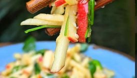 Healthy Apple Masala Salad | Salad Recipe 😋 #shorts #food #fruit #masala