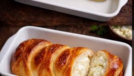 Soft & Fluffy Feta Bread in Minutes! 🧀 No Mixer, No Stress! #softbread #breadlover #fromscratch