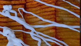 Accordion Potato fried | potato recipe #potato #snacks #shorts