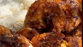It be flying shrimp 🍤 Recipe in the description #food #shrimp #rice #recipe #homemade #cravings