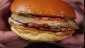 Someone requested a Chicken Parm Smashburger… and It was INSANE!! #shorts #recipe #food