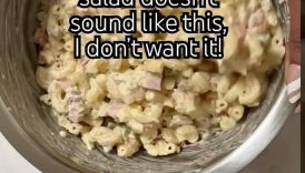 If the Macaroni Salad doesn’t sound like this, I don’t want it! 😂 #puertoricanfood #caribbeanfood