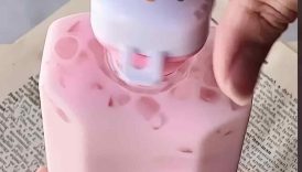 Reusable Hello Kitty Bottle Cap #boba