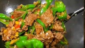 #Stir Fry Beef and Green Pepper
