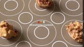 Strawberry cookies #cookies #strawberries