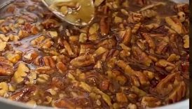 Upside Down Caramel Pecan Cake