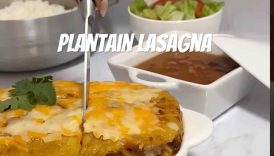 Plantain Lasagna HACK! 🔥 #puertoricanfood #caribbeanfood