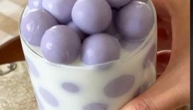 Delicious Taro “Boba” Jelly Recipe #bubbletea