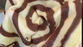 Nutella crêpes😍Crepes filled with nutella😍Easy recipe! #easyrecipe #cake #shorts