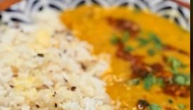 Dal Tadka with Jeera Rice 🤍 | Simple Comfort Meal #shorts #recipe