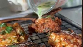 New recipes that I added to my cookbook | Crab cakes + 🍤 Thai Fried Rice #ytshorts #recipe #shorts