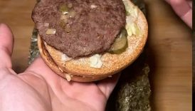 I couldn’t believe it #food #sushi #mcdonalds #burger