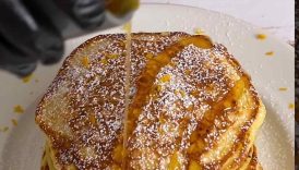 Ricotta Cheese and Orange Pancake #recipe