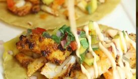 Fish tacos. Get my cookbook on Amazon. Search for My Mexican Favorites ☺️. #recipe