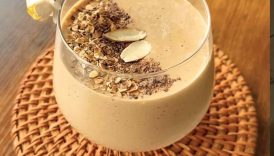 High-Protein Coffee Banana Smoothie for Busy Mornings! #yt #recipe #highprotein #easyrecipe #ytshort