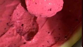 Simple Watermelon Strawberry Sorbet