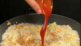 Chicken Fried Rice 😋 #shorts
