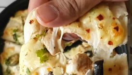 Baked Cheesy Chapati Samosa