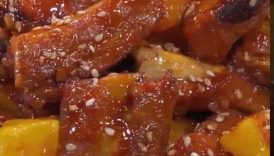 #Ribs and pineapple