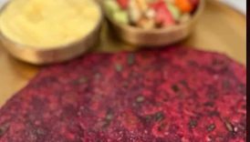 Beetroot Spinach Aloo Paratha 🫓💗 | Healthy & Colorful Indian Recipe #shorts