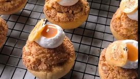 Banoffee Choux 🍌#shorts