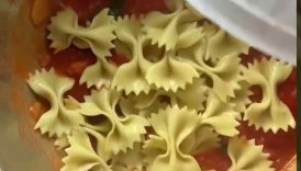 Farfalle pomodoro with buratta 🍝