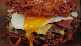 This is a REAL Breakfast Burger! #shorts