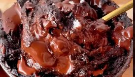 Gooey No-Bake Brownie Batter #healthydessert #brownie #chocolatedessert #veganrecipes #easydessert