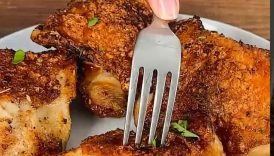 Crispy & Juicy Air Fryer Chicken Thighs: The Perfect Weeknight Dinner Recipe! #shorts