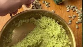 Delicious broccoli bread