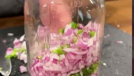 taco onions – Pickled Red Onions & Jalapeños with Cilantro #tacoonions #pickledredonions #tacos
