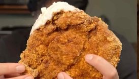 Taiwanese Fried Chicken Steak with ​⁠@toomdips #friedchicken #streetfood #easyrecipe