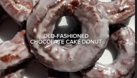 Old-Fashioned Chocolate Cake Donuts 🍩 Recipe in comments and description ⬇️ #donuts #cakedonuts