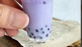 Miniature REAL Taro Bubble Tea #boba
