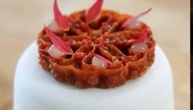 Fine dining amuse within 30 minutes! Delicious bell pepper pie tee amuse & recipe #shorts