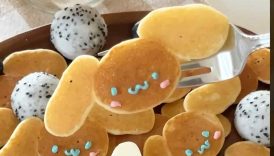Making Kawaii Cinnamoroll Mini Pancakes 🥞