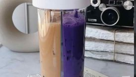 Hong Kong Milk Tea or Ube Latte? #boba