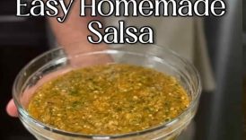 THE EASIEST HOMEMADE CHIPS AND SALSA #Shorts