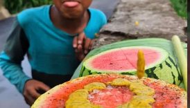 Trending Watermelon Masala Recipe 😋 #shorts #food #fruit #masala #pickle