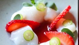 Fermented strawberry aguachile strawberry